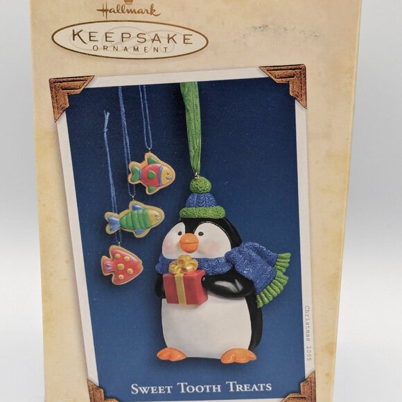 Hallmark Keepsake Sweet Tooth Treats Set of 4 Ornaments, 2005, Fourth in Series - Picture 2 of 11